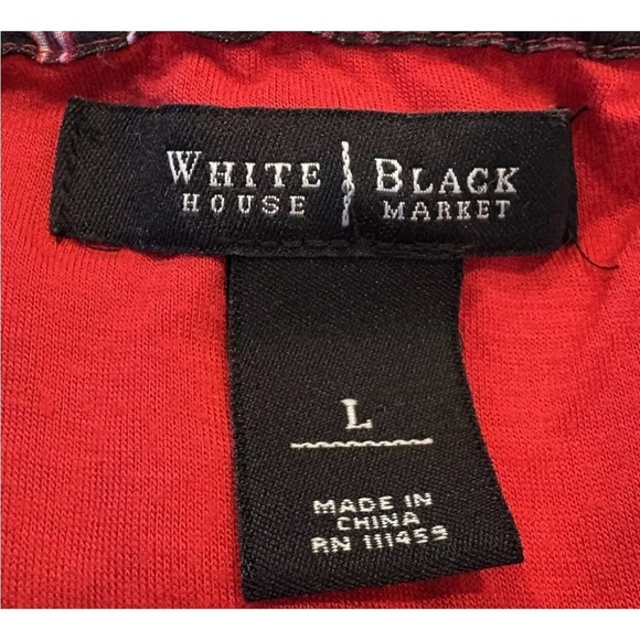 White House Black Market WHBM‎ Colorful Striped Maxi Dress Womens Large (1038) - Picture 3 of 4